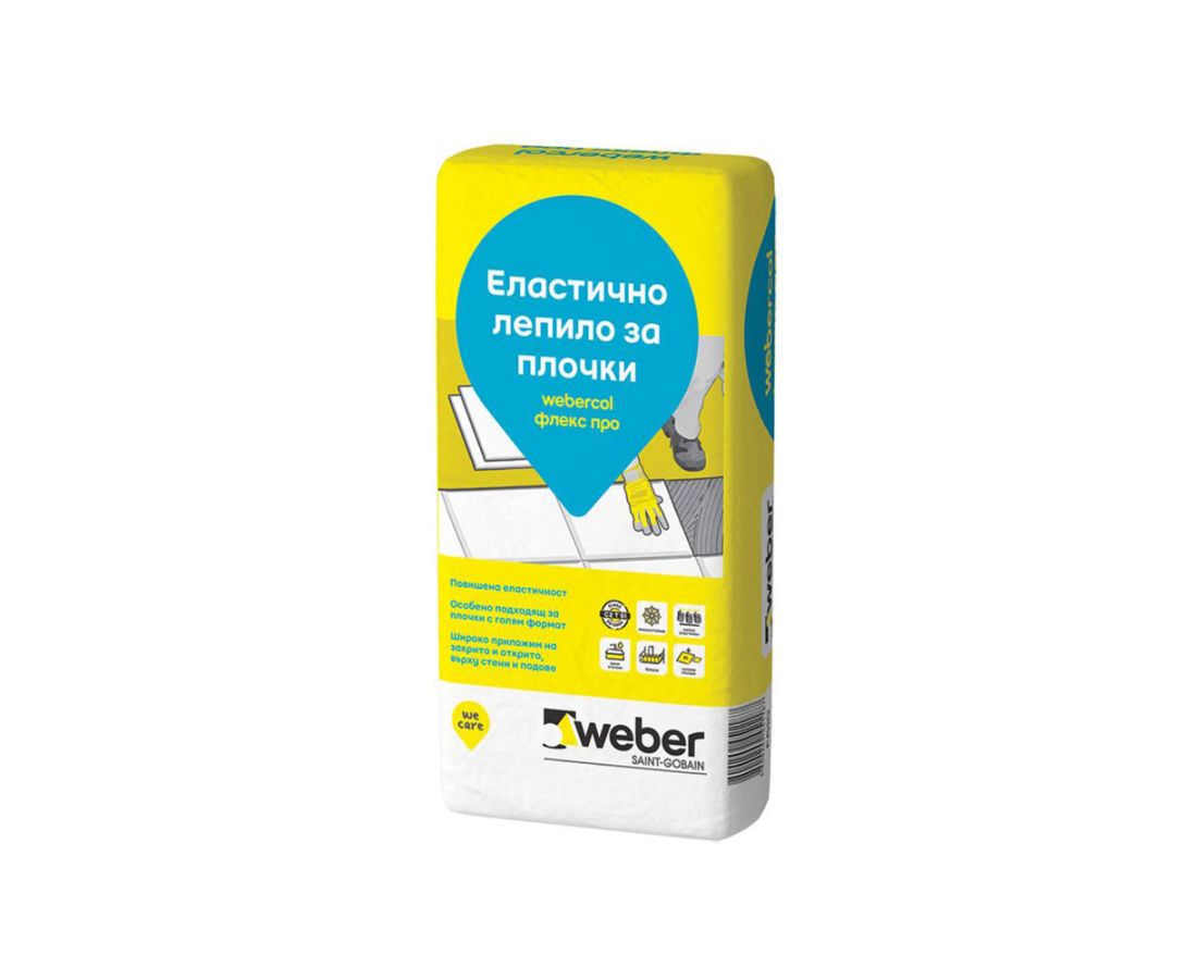 ფისოვანი ცემენტი WEBER 25კგ — წებოცემენტი